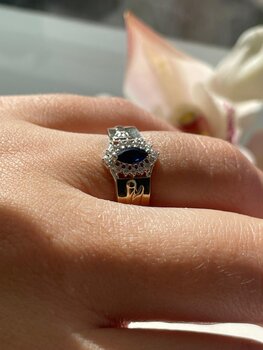 ANEL ARQUITETURA DE PRATA E OURO, FORMATURA