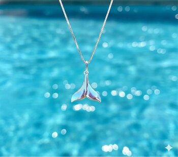 PINGENTE DE PRATA, RABO DE BALEIA