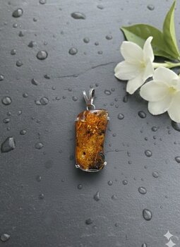 PINGENTE PRATA AMBAR